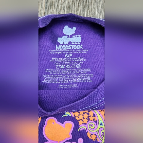 🤘Falling Stars The Philcos Women's Woodstock 1969 T-Shirt Size Small🤘 - Picture 3 of 7